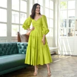 Luna Satin Midi Dress